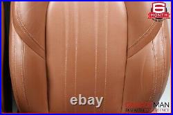 14-17 Maserati Ghibli Front Left & Right Complete Seat Cushion Assembly Brown