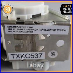 14-17 Mercedes W222 S600 S550 Rear Center Seat Belt Retractor Buckle Gray OEM 14-17 Mercedes W222 S600 S550 Rear Center Seat Belt Retractor Buckle Gray OEM