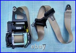 14-19 OEM MERCEDES-BENZ C W205 FRONT DRIVER LEFT SIDE SEAT BELT RETRACTOR beige