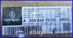 14-19 OEM MERCEDES-BENZ C W205 FRONT DRIVER LEFT SIDE SEAT BELT RETRACTOR beige