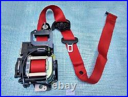 14-19 OEM MERCEDES C W205 GLC W253 FRONT PASSENGER RIGHT SIDE SEAT BELT red