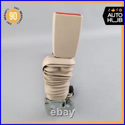 14-20 Mercedes W222 S550 S600 Rear Right Side Seat Belt Buckle Beige OEM