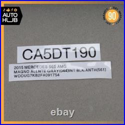 14-20 Mercedes W222 S65 S600 Rear Right Side Seat Belt Buckle Black OEM