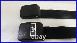 1966 Robbins Gm Lap Seat Belt Black Buckle Jr 6617 6611 Oem