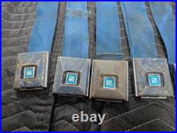 1968 1969 GM Blue Seatbelts Buick Chevy Olds Pontiac Seat Lap Belts 1970 1968 1969 GM Blue Seatbelts Buick Chevy Olds Pontiac Seat Lap Belts 1970