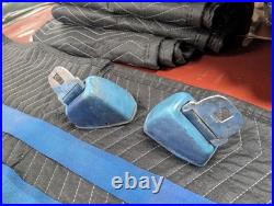1968 1969 GM Blue Seatbelts Buick Chevy Olds Pontiac Seat Lap Belts 1970 1968 1969 GM Blue Seatbelts Buick Chevy Olds Pontiac Seat Lap Belts 1970