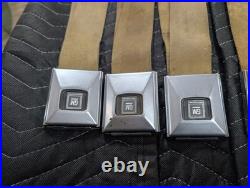 1968 1969 GM Deluxe Gold Seatbelts Buick Chevy Olds Pontiac Seat Lap Belts