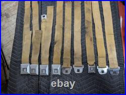 1968 1969 GM Deluxe Gold Seatbelts Buick Chevy Olds Pontiac Seat Lap Belts