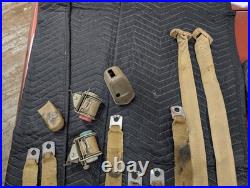 1968 1969 GM Deluxe Gold Seatbelts Buick Chevy Olds Pontiac Seat Lap Belts