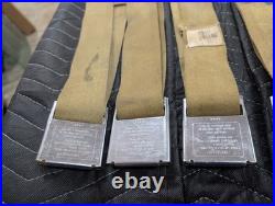 1968 1969 GM Deluxe Gold Seatbelts Buick Chevy Olds Pontiac Seat Lap Belts