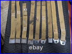 1968 1969 GM Deluxe Gold Seatbelts Buick Chevy Olds Pontiac Seat Lap Belts