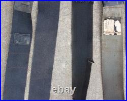 1968 1969 Mustang Full Set of Double Buckle Seatbelts with Front Retractors