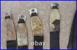 1968 1969 Mustang Full Set of Double Buckle Seatbelts with Front Retractors