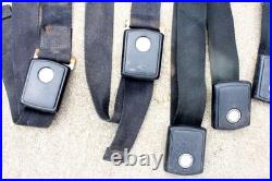 1968 1969 Mustang Full Set of Double Buckle Seatbelts with Front Retractors