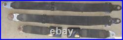 1968 Volkswagen Repa Seat Belt Pair (2) Belts Buckle Receiver Used Orig VW 68