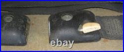 1968 Volkswagen Repa Seat Belt Pair (2) Belts Buckle Receiver Used Orig VW 68
