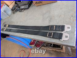 1969 1970 GM Black Shoulder Seatbelts Buick Chevy Olds Pontiac Seat Belts 1968