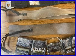 1969 69m mustang Sportroof Fastback black seat belts with mounting bolts