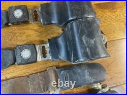 1969 69m mustang Sportroof Fastback black seat belts with mounting bolts