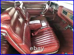 1970's GM Cadillac Eldorado Rear Seat Belt Retractor & Buckle set RED ExcCond