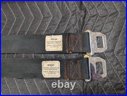 1971 1972 GM Black Shoulder Seatbelts Buick Chevy Olds Pontiac Seat Belts