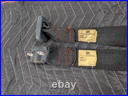 1971 1972 GM Black Shoulder Seatbelts Buick Chevy Olds Pontiac Seat Belts