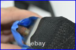 1972 72 Torino lap seat belt Black Ford rear right Passenger side buckle 1972 72 Torino lap seat belt Black Ford rear right Passenger side buckle