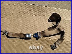 1981 1982 1983 Lincoln Mark VI Center Lap Belt Seat Belt Buckle OEM Ford Set