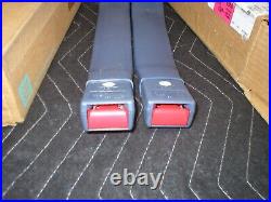 1982-92 Camaro Firebird Pair Of Dark Blue Front Seat Belt Receiver Buckles Gm