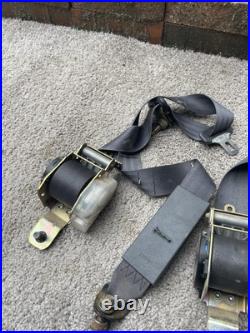 1986-1997 Nissan Hardbody Pickup D21 Reg Cab Both Sides Seat Belt Grey (2)