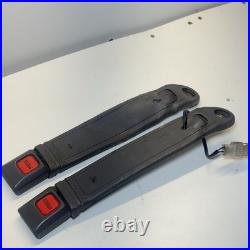 1987 Toyota 4Runner Front Seat Belt Buckles Gray OEM Pair with Pigtail