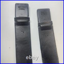 1987 Toyota 4Runner Front Seat Belt Buckles Gray OEM Pair with Pigtail