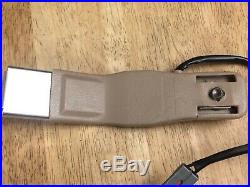 1995-1997 Ford Explorer LF (Front Driver Side) TAN Seat Belt Buckle Receiver OEM