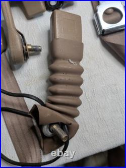 1995 Chevy GMC G10 G20 G30 Van Blue Front 3-Point Seat Belt Retractors & Buckles