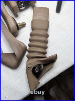 1995 Chevy GMC G10 G20 G30 Van Blue Front 3-Point Seat Belt Retractors & Buckles