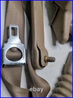 1995 Chevy GMC G10 G20 G30 Van Blue Front 3-Point Seat Belt Retractors & Buckles
