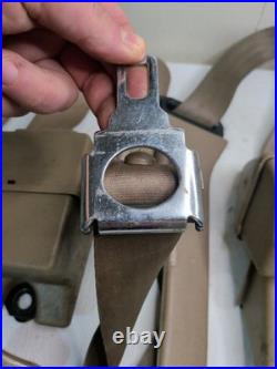 1995 Chevy GMC G10 G20 G30 Van Blue Front 3-Point Seat Belt Retractors & Buckles