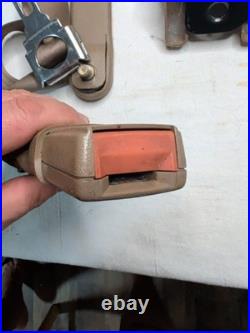 1995 Chevy GMC G10 G20 G30 Van Blue Front 3-Point Seat Belt Retractors & Buckles