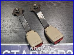 1998-2001 Subaru Impreza Seat Belt Buckle Receivers Pair Coupe Wagon Sedan GC8