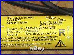 2004-2007 Jaguar Xjr Xj8 Super V8 Right Seat Belt Buckle, 2r83f61202afamb, Oem