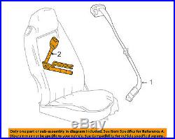 2005-2012 Corvette Black Drivers Seat Belt Buckle New Gm # 19151074