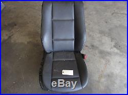 2005 BMW 325i E46 Sedan Front Right Side Black Leather Seat / Seat Belt Buckle