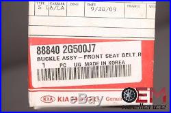 2006-2008 Kia Optima Front Right Seat Belt Buckle & Sensor OEM 888402G500J7