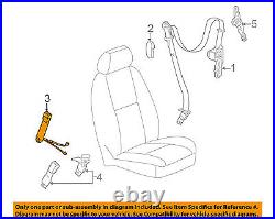 2007-2013 Silverado Sierra Tahoe Gray Passenger Front Seat Belt Buckle 19121543