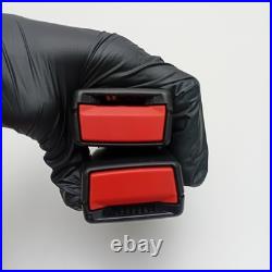 2009-2012 Jaguar XF Rear Left Side & Center Seat Belt Buckle Set 2R83F60045AC
