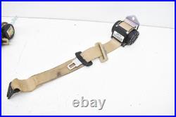 2010 BMW E90 328xi REAR LEFT RIGHT CENTER SEAT BELT & BUCKLE SET OEM BEIGE KW80