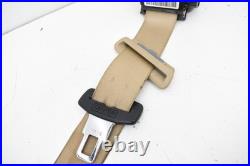 2010 BMW E90 328xi REAR LEFT RIGHT CENTER SEAT BELT & BUCKLE SET OEM BEIGE KW80