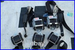 2010 Jeep Patriot Seatbelts Black Seat Belt Front Rear LH RH Tensioners Buckle