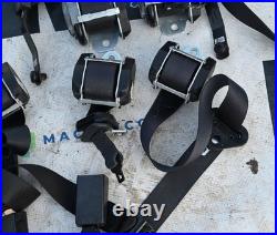 2010 Jeep Patriot Seatbelts Black Seat Belt Front Rear LH RH Tensioners Buckle