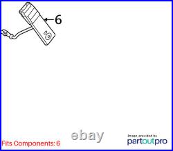 2011 Ford Fiesta Yellow OEM Seat Belt Buckle 111k Miles Used